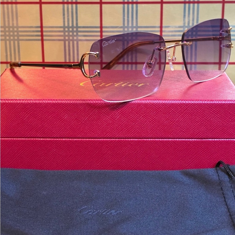 Cartier Unisex Big C Sunglasses - Picture 2 of 6